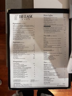Menu photo 3 The Classic Cafe Fullerton, CA