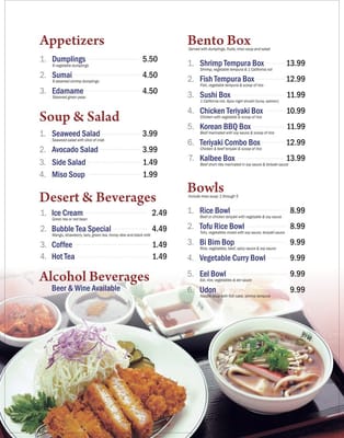 Menu photo 5 Ikko Sushi Silver Spring, MD