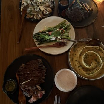 Porzana - Corn pasta, entraña, asparagus, papas aplastadas, grass fed ribeye - Steakhouses Near Me - Minneapolis, Minnesota Porzana - Corn pasta, entraña, asparagus, papas aplastadas, grass fed ribeye - Steakhouses Near Me - Minneapolis, Minnesota