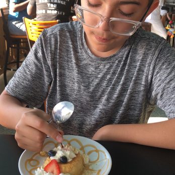 Carbon y Leña - He enjoyed his Flan de Vanilla. - Mexican Near Me - Arecibo, Puerto Rico Carbon y Leña - He enjoyed his Flan de Vanilla. - Mexican Near Me - Arecibo, Puerto Rico