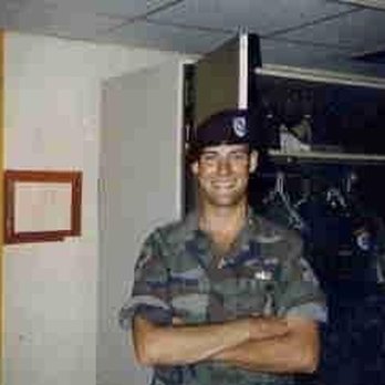 Gufford & Brandt - 1986 Ft Benning Georgia. Joseph Gufford just graduating from US Army Airborne School earning is Jump Wings - Divorce & Family Law Near Me - Stuart, Florida
