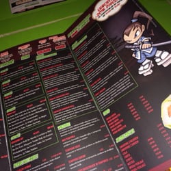 Takushi Sushi - Loved the menu's graphics....especially when menu quality can be below par in many restaurants.