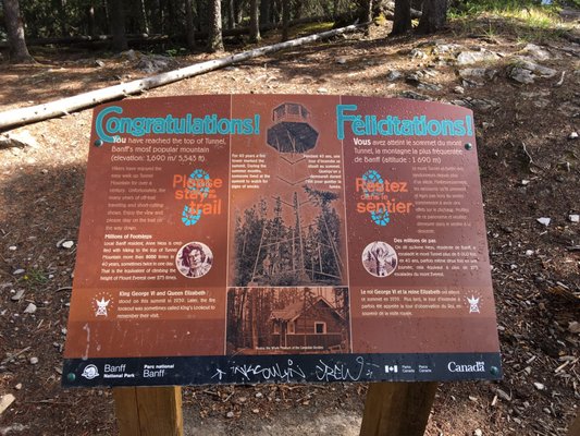 Tunnel Mountain Trail by null