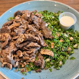 Beef Shawarma & Tabbouleh salad Beef Shawarma & Tabbouleh salad