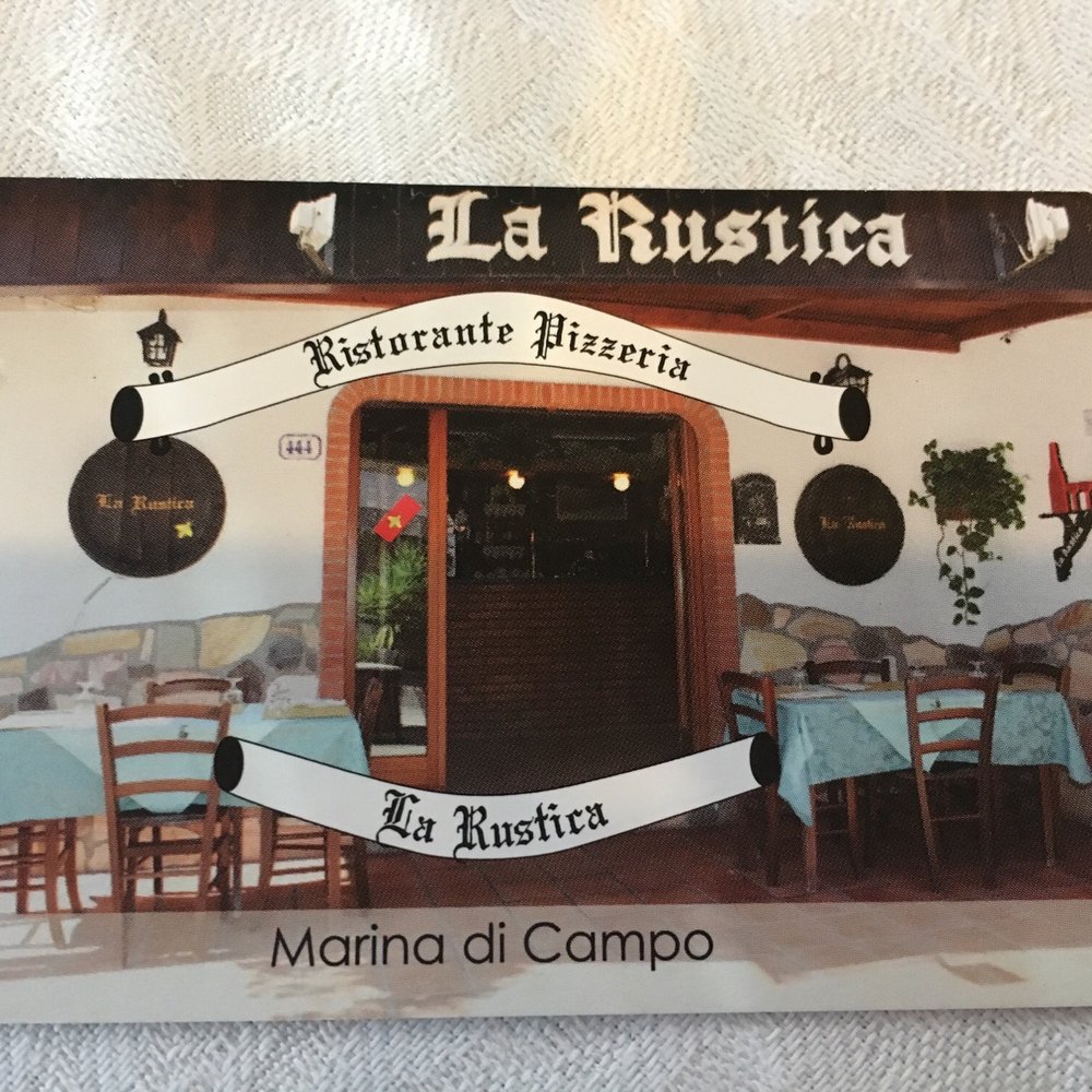 La Rustica - Business card - Tuscan Near Me - Campo Nell'elba, LI