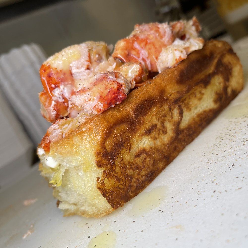 Lobster West - Epic Lobster Roll - double the meat - Seafood Near Me - Encinitas, California Lobster West - Epic Lobster Roll - double the meat - Seafood Near Me - Encinitas, California