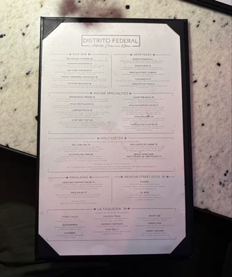 Menu photo 7 Distrito Federal Campbell, CA Menu photo 7 Distrito Federal Campbell, CA