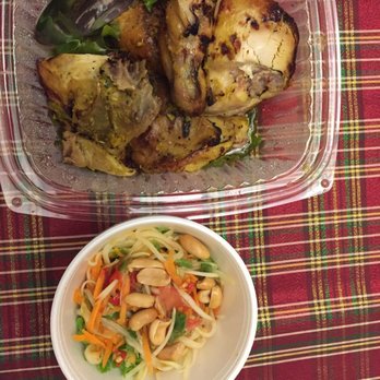 Yindee Thai Restaurant - Thai Grilled Chicken with a side of Som Tum. We ordered takeout so pictures aren't at the restaurant. - Thai Near Me - Springfield, Virginia Yindee Thai Restaurant - Thai Grilled Chicken with a side of Som Tum. We ordered takeout so pictures aren't at the restaurant. - Thai Near Me - Springfield, Virginia