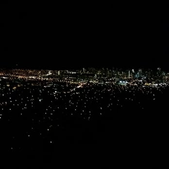 Mount Tantalus - The view at night - Parks Near Me