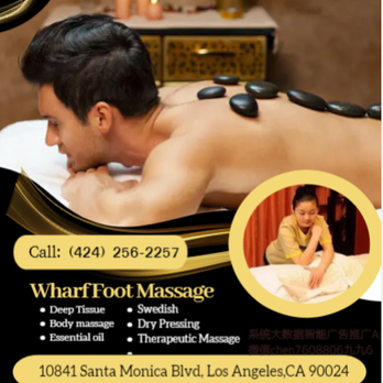 Wharf Foot Massage - The full body massage targets all the major areas of the body that are most subject to strain and discomfort including the ne... - Massage Near Me - Los Angeles, California Wharf Foot Massage - The full body massage targets all the major areas of the body that are most subject to strain and discomfort including the ne... - Massage Near Me - Los Angeles, California