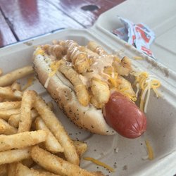 The Naked Dog - The "Trailer park dog".