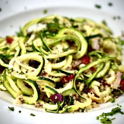 Spruzzo Restaurant & Bar - Vegan zucchini pasta - epic!