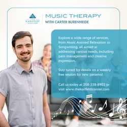 The Karlfeldt Center - Learn more: https://www.thekarlfeldtcenter.com/music-therapy/