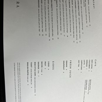 Altera - Bkft menu - American Near Me - Saint Paul, Minnesota