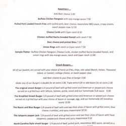 The Dusty Liquor Box - Menu