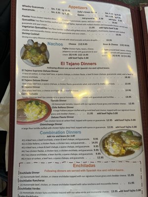 Menu photo 1 El Tejano Channelview, TX