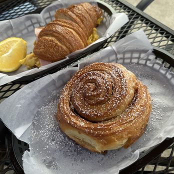 Angela's Oven - Ham & egg croissant breakfast sandwich, cinnamon roll - Bakeries Near Me - Houston, Texas Angela's Oven - Ham & egg croissant breakfast sandwich, cinnamon roll - Bakeries Near Me - Houston, Texas
