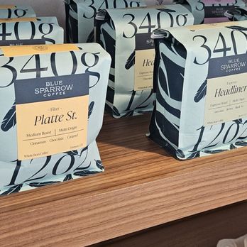 Blue Sparrow Coffee - They have a brand of their roasted coffee - Coffee & Tea Near Me - Denver, Colorado