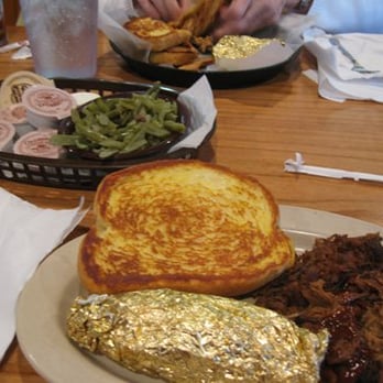 Sonny's BBQ - Pulled beef brisket, baked sweet potato, texas toast, green beans. - Barbeque Near Me - Kingsland, Georgia Sonny's BBQ - Pulled beef brisket, baked sweet potato, texas toast, green beans. - Barbeque Near Me - Kingsland, Georgia