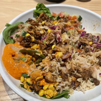 CAVA - Partly eaten, but wanted to text my daughter to show her we took her recommendation. - Salad Near Me - St. Petersburg, Florida