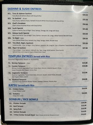 Menu photo 2 Yo Sushi & Ramen Vacaville, CA