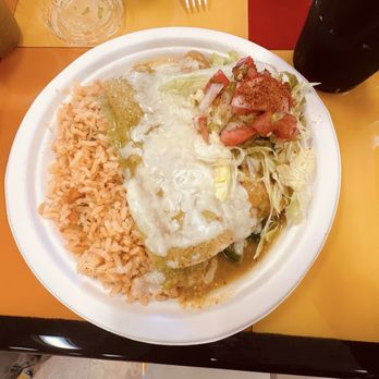 Taqueria Cinco - Mango Chicken enchiladas - Mexican Near Me - Groton, Connecticut