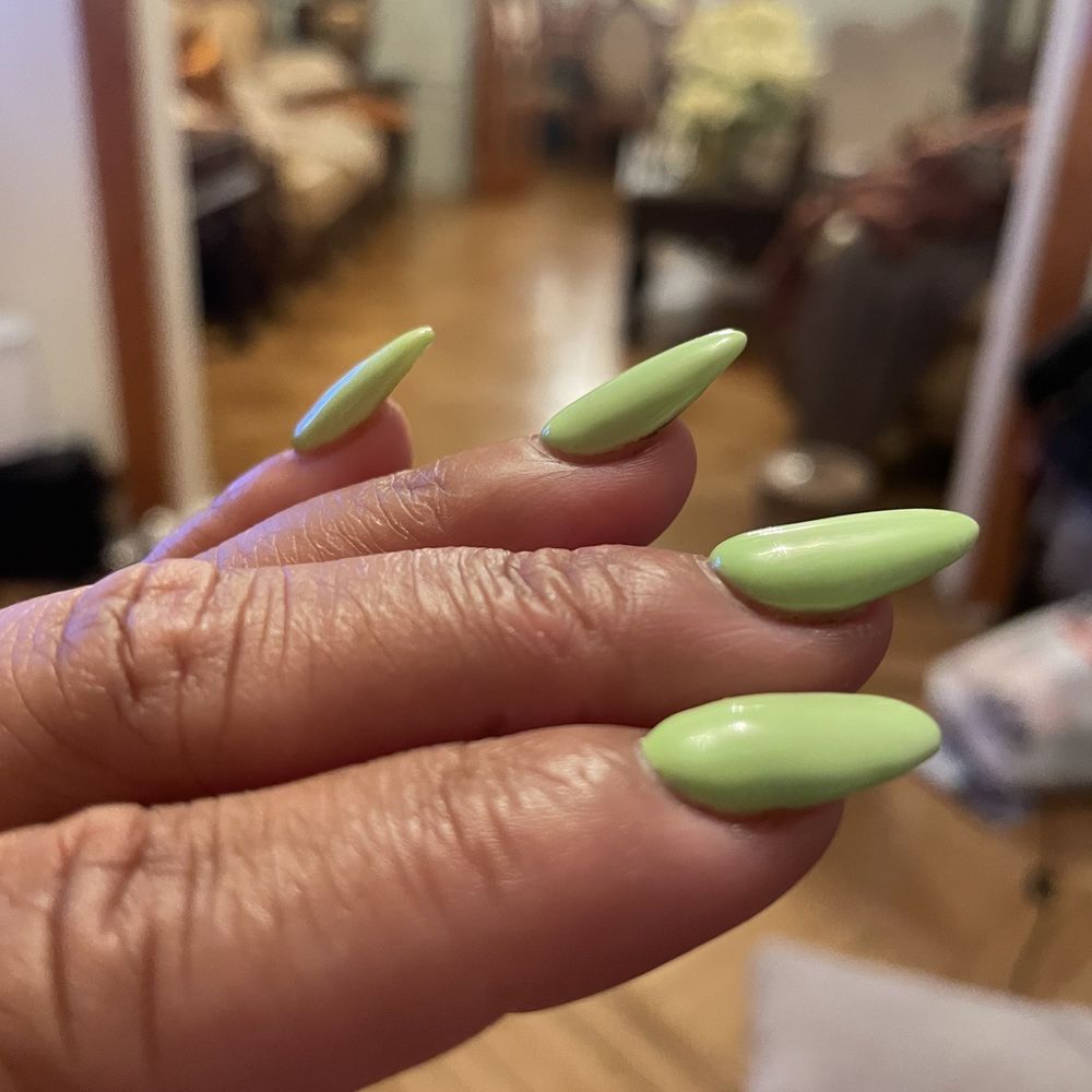 Rika nail salon - So thick at the cuticle line and uneven an shaped horribly. - Nail Salons Near Me - Brooklyn, New York Rika nail salon - So thick at the cuticle line and uneven an shaped horribly. - Nail Salons Near Me - Brooklyn, New York