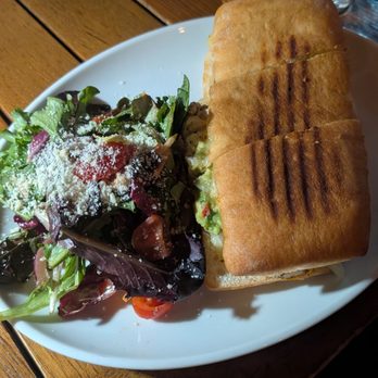Refinery Rooftop - Panini with salad - Lounges Near Me - New York, New York