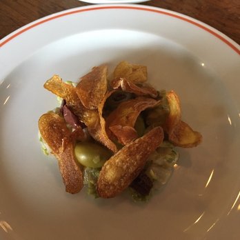 FIG - Snapper w olives and fingerling chips...outstanding - New American Near Me - Charleston, South Carolina