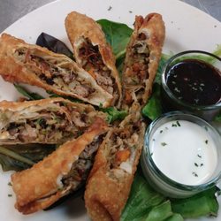 The Food Academy - Jerk Chicken Egg Rolls