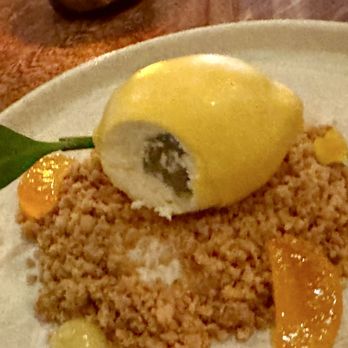 Tzuco - Dessert. Looks like lemon. It is not. Fun dessert!! - Mexican Near Me - Chicago, Illinois Tzuco - Dessert. Looks like lemon. It is not. Fun dessert!! - Mexican Near Me - Chicago, Illinois