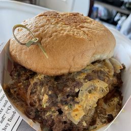 Avenger Burger was flavorful and delicious.