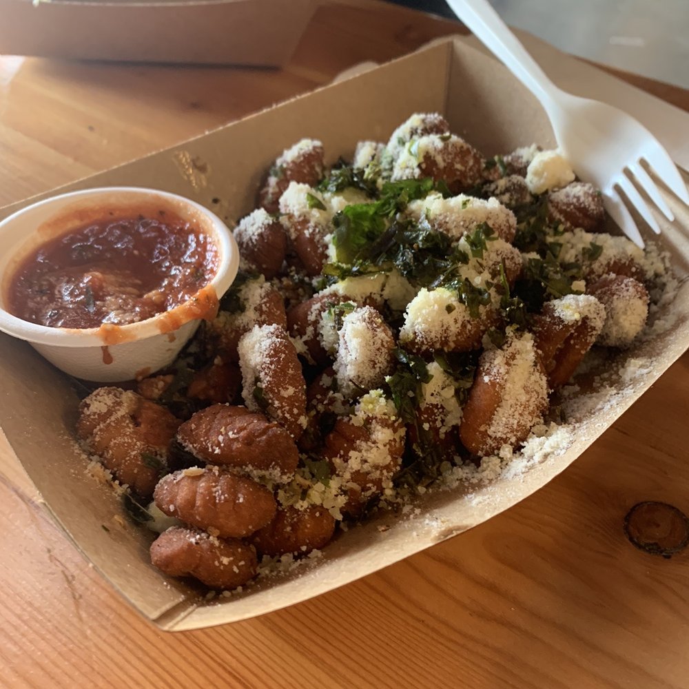 Gnocchi tots with side of marinara Gnocchi tots with side of marinara