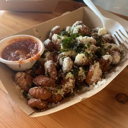 Gnocchi tots with side of marinara Gnocchi tots with side of marinara
