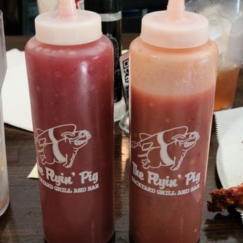 The Flyin' Pig - Sweet sauce, spicy sauce - Barbeque Near Me - Midlothian, Virginia