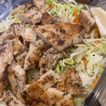 Ono Hawaiian BBQ - Fresh mix lemon pepper chicken salad - Barbeque Near Me - Upland, California Ono Hawaiian BBQ - Fresh mix lemon pepper chicken salad - Barbeque Near Me - Upland, California