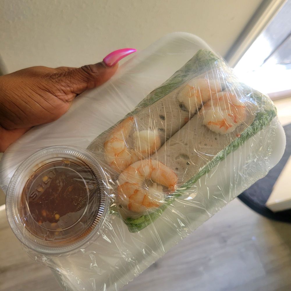 Pho Saigon - Spring rolls. Tastes better than they look, the presentation needs help. - Vietnamese Near Me - Houston, Texas