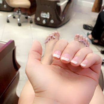 Perdido Nail Spa - Beautiful dipped nails in French polish and French pedicure to match. Now I'm vacation ready. Thank you Rosie! - Nail Salons Near Me - Pensacola, Florida Perdido Nail Spa - Beautiful dipped nails in French polish and French pedicure to match. Now I'm vacation ready. Thank you Rosie! - Nail Salons Near Me - Pensacola, Florida