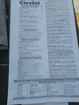 Menu photo 4 Circles Waterfront at Lands End Marina Apollo Beach, FL