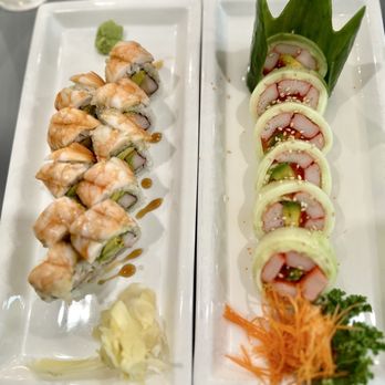 365 Thai & Sushi - Dancing Shrimp Roll (left) & Kanisu (right) - Thai Near Me - Pembroke Pines, Florida 365 Thai & Sushi - Dancing Shrimp Roll (left) & Kanisu (right) - Thai Near Me - Pembroke Pines, Florida
