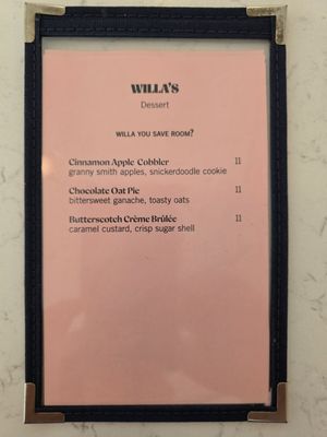Menu photo 4 Willa's Tampa, FL