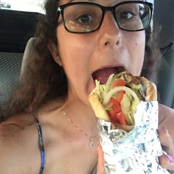 Larry's Giant Subs - Just a Greek girl and her gyro from larrys big subs - Delis Near Me - Brunswick, Georgia