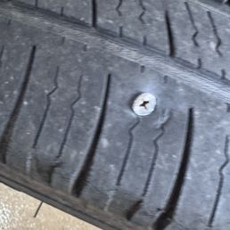 The culprit of a flat. (1 of 3). The culprit of a flat. (1 of 3).