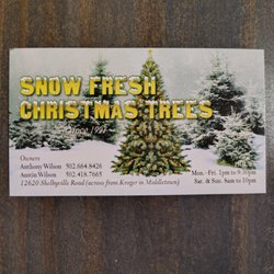 Snowfresh Christmas Trees