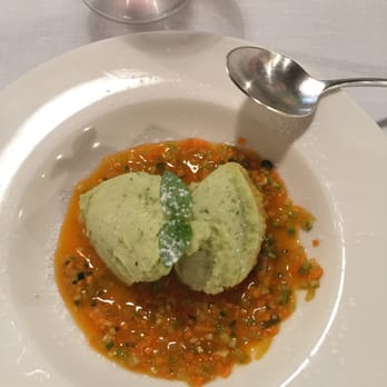Hosteria Giusti - Basil ice cream with vegetable salad - Salumerie Near Me - Modena, Missouri