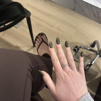 MOI Nails By Spring - Gel X manicure by Elly and regular pedicure by Kim - Nail Salons Near Me - Los Angeles, California