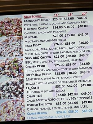 Menu photo 5 Oz Pizza San Francisco, CA Menu photo 5 Oz Pizza San Francisco, CA