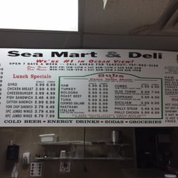 Number 7 Brown's Convenient Store - Menu of sandwich goodness.