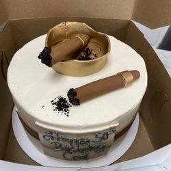 Angelina’s Bakery & Pastry Shop - Marble cake with buttercream icing