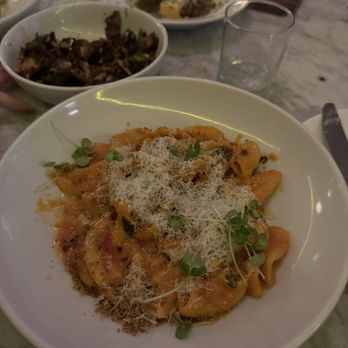 Ysabel - Rigatoni ft half eaten Brussels Sprouts - New American Near Me - West Hollywood, California Ysabel - Rigatoni ft half eaten Brussels Sprouts - New American Near Me - West Hollywood, California